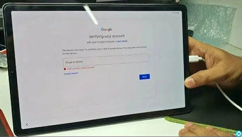 Samsung tablet 10inch with Google protection locked for sale frb