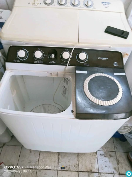 Used Hommer washing machine for sale 10kg - 1/4
