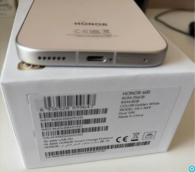 Honor 600, 3 days used, like new - 6/7