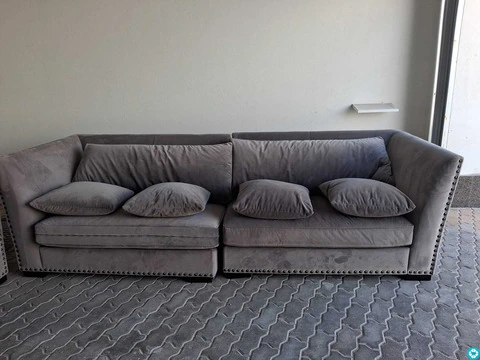 4 Seater Pillow Back Sofa - 2