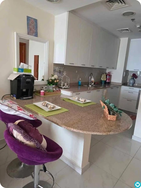🚨 Only 1 Month Available | Beachfront Studio with Balcony, Jacuzzi & Sauna | The Pearl! 🌊☀️ - 3/8
