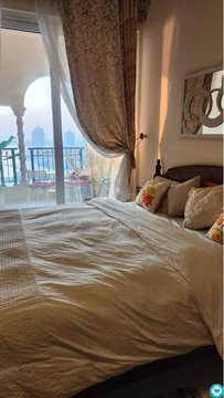 🚨 Only 1 Month Available | Beachfront Studio with Balcony, Jacuzzi & Sauna | The Pearl! 🌊☀️ - 8