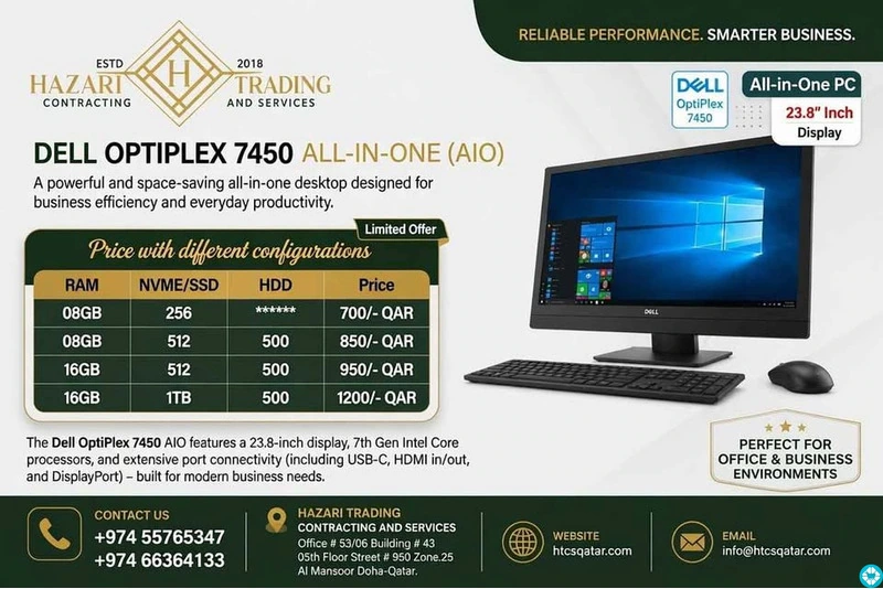 Dell optiplex Used Computers for sale in Qatar - 3/5