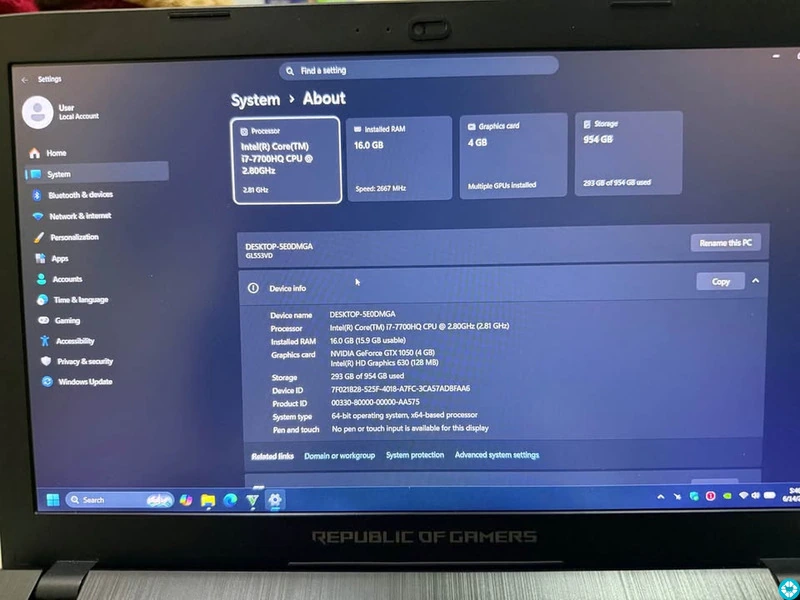 Asus GL553VD - 2/8