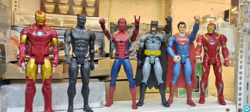 Spider-Man Superman Batman toys - 1/7